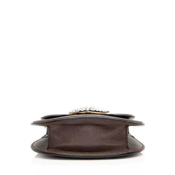 Gucci Leather Crystal Heart Linea Totem Small Crossbody - Picture 4 of 16